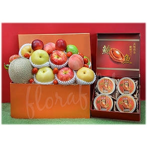 FR36 天龍鮑魚生果禮盒 - 網上訂購果籃及水果禮物籃 